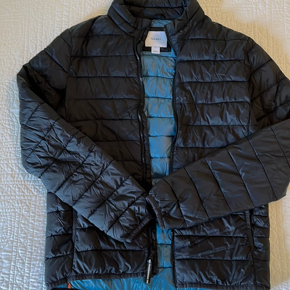 Men’s Old Navy Size Small Black Puffer Coat